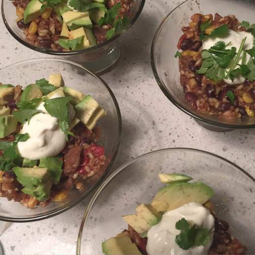 southwest beef quinoa and wild rice