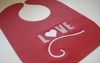 Facebook contest Valentines bib