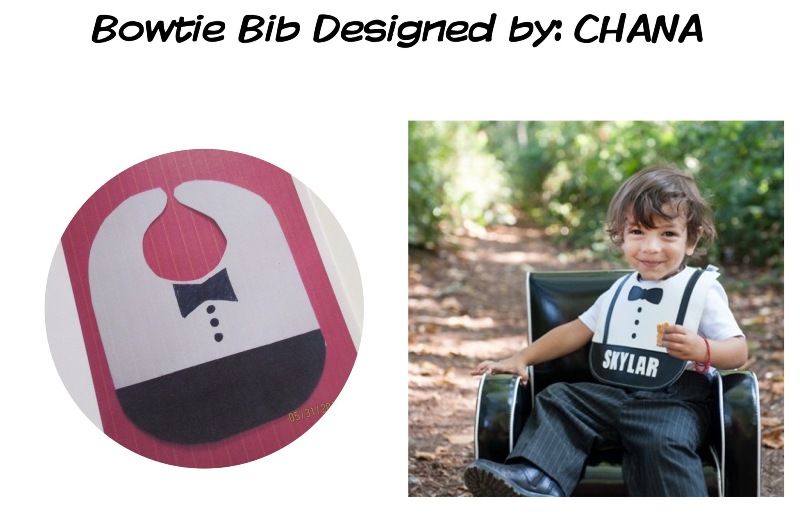 bowtie bib design by mally bibs