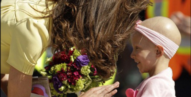 Diamond meets Kate Middleton