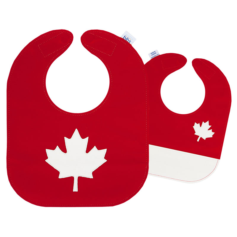 Maple Leaf Leather Bib by Mally Bibs Mally Designs