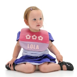 Oh my gosh, best baby gift idea! Personalized LEATHER bibs! 
