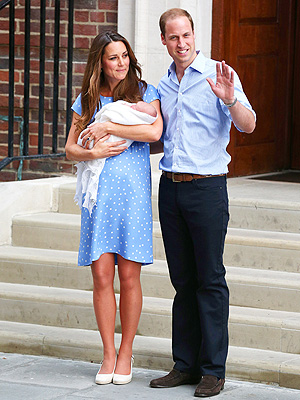 Royal Baby with Kate and William