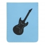 blue / black guitar