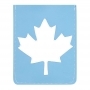 blue maple leaf