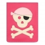 fuchsia pirate skull